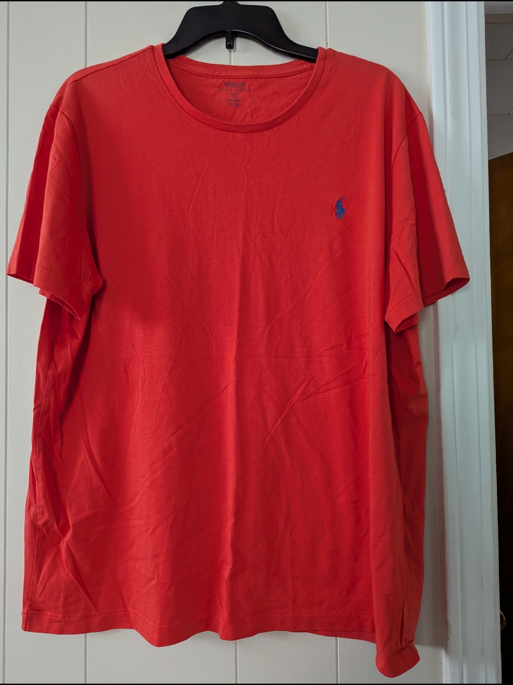 Polo by Ralph Lauren Men's Red Crew Neck T-Shirt